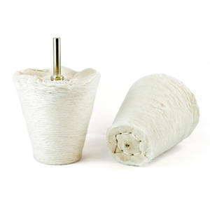 Polisseur en cône de coton Fervi, 100% fibres naturelles, pour le lustrage et le polissage - Product Image 1
