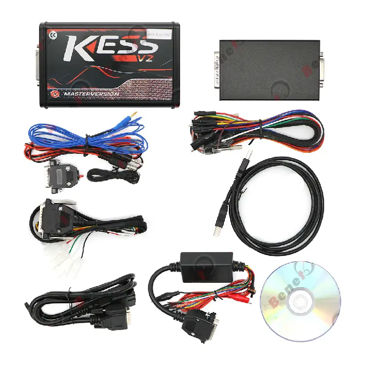 Kess V2 Neueste Software V2.8 V5.017 mit roter Leiterplatte EU-Version Keine Token Begrenzung OBD2 Tuning Kit Auto Truck ECU Programmer