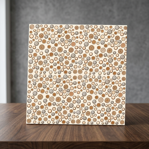 Carreaux de sol en céramique 300x300mm, gaufrés, design numérique, brillants, rectifiés, rustiques - Product Image 4