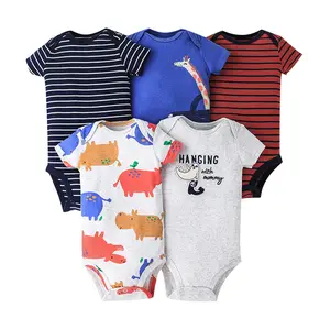 סיטונאי ילדי בגדים חדש נולד מתנות תינוקות בגדי יוניסקס ג 'ירפה romper סט תינוק ילד בגדי 3-6 חודשים
