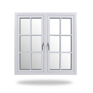 Fenêtres à battants horizontaux en PVC modernes et abordables pour <span class=keywords><strong>chambre</strong></span> à coucher, isolation thermique, verre trempé - Product Image 3