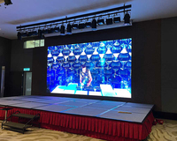 Écran LED géant d'intérieur pour salle de conférence, mur d'écran LED haute résolution P1.86, panneau LED à maintenance frontale, animation pour magasin de détail