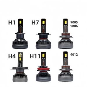 Faros LED para Auto <span class=keywords><strong>X8</strong></span> Fash Strobe de 3 Colores, 12V, 150W, 30000lm, Bombillas H4 para Amarok Golf, Ajuste Universal - Product Image 1