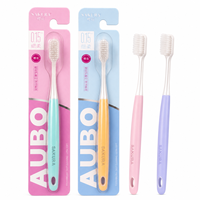 Brosse à dents ergonomique en PP sans BPA avec poils PBT doux de qualité supérieure pour l'hygiène bucco-dentaire à usage quotidien à la maison