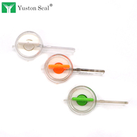 Sceau de sécurité transparent anti-effraction à verrouillage par torsion, numéroté, pour compteurs d'eau, de gaz et d'électricité, usine