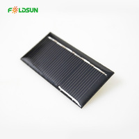 FOLDSUN Sel Surya Epoxy Persegi Panjang Efisiensi Tinggi 22,7% Mono IP65 Tahan Air 3V 5V 6V CE untuk Dimensi Kustom OEM