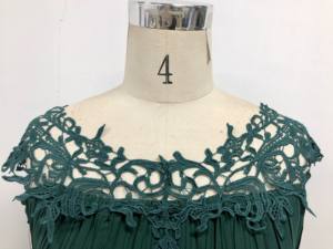 Nouvelle Arrivée Robes de <span class=keywords><strong>Demoiselle</strong></span> <span class=keywords><strong>d</strong></span>'<span class=keywords><strong>Honneur</strong></span> de Mariage Col Rond en Chiffon Longues Chic et Modestes Robes de Soirée <span class=keywords><strong>Robe</strong></span> en Dentelle pour Femmes - Product Image 6