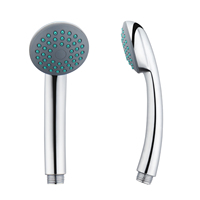 Douche à main en ABS chromé pour une expérience spa, écologique, moderne, facile à nettoyer, avec jet massant effet pluie, fixation murale, pour hôtel