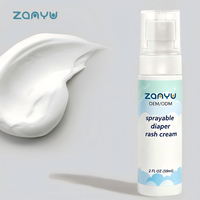 Private Label Maisstärke Kräuter-Rizinusöl Feuchtigkeitscreme Windelausschlag-Creme Fabrikpreis Baby Windel-Sprühcreme Hautpflege
