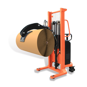 Nuevo apilador de palés eléctrico Carretilla elevadora de 500-1000kg con abrazadera de rollo de papel pero en buenas condiciones Venta directa de fábrica - Product Image 4