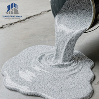 Peinture de sol liquide autonivelante et écologique pour surfaces en ciment Peinture terrazzo époxy effet marbre