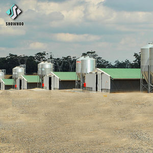 Design moderne Meilleur prix Structure <span class=keywords><strong>en</strong></span> acier Maison d'élevage automatique de volaille Hangar moderne Poulet Cage à batterie Maison Cadre Hangar - Product Image 4