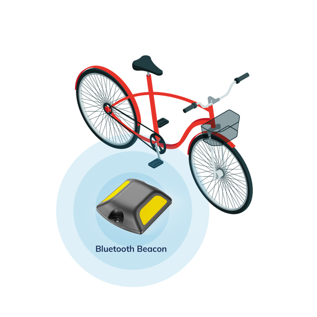waterproof IP68 locator ibeacon tag park ble 5.0 low energy programmable bluetooths beacon device for sharing business project