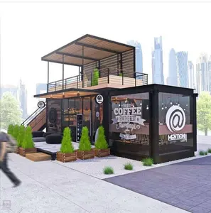 20ft mobile prefabbricata caffè chiosco stand