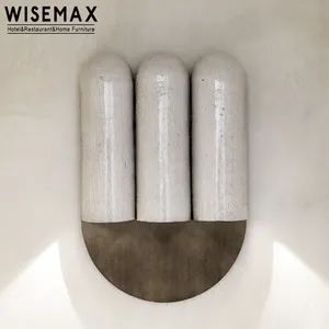 WISEMAX 가구 모던 럭셔리 앤틱 벽 조명 인테리어 세라믹과 황동 조명 디자인 led 홈 호텔 머리맡 벽 램프