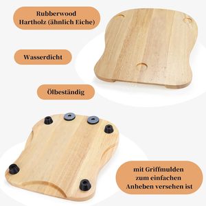 Pièces pour robot de cuisine <span class=keywords><strong>Planche</strong></span> coulissante pour Thermommix TM6 TM5, <span class=keywords><strong>planche</strong></span> coulissante en bois, curseur avec poignées ergonomiques - Product Image 6
