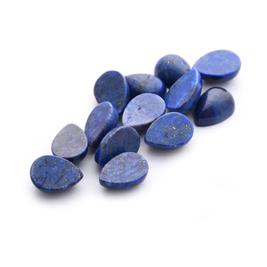 Alta calidad tamaño personalizable en forma de pera lapislázuli cabujón piedra preciosa azul Natural gemas sueltas al por mayor - Product Image 5