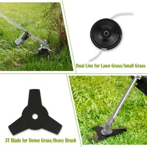 42.7ccウィードワッカー、<span class=keywords><strong>3</strong></span> in 1ウィードイーターガス駆動、ブラシカッターおよびストリングトリマー<span class=keywords><strong>2</strong></span>サイクルエクストリームデューティー、グラストリマー - Product Image 6