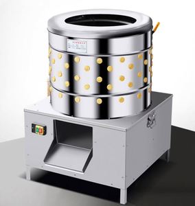 Machine d'épluchage des plumes pour volailles (poulets, canards, oies), entièrement automatique, usage commercial et domestique, en acier inoxydable - Product Image 4