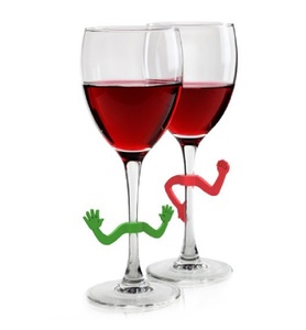 Reusable Silicone Glass Marker 6pcs Set Hand Silicone Drink Wine Beer Glass Markers Charms Tags - Product Image 1