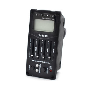 Ecualizador EQ SV-T840 para Guitarra Acústica y Bajo, Preamplificador con Afinador Digital de 4 Bandas con Pastilla para Guitarra - Product Image 1