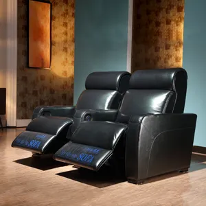 Factory direct sale Electric microfiber skin home theater chairs modern home theater furniture theatre seating cinema chair