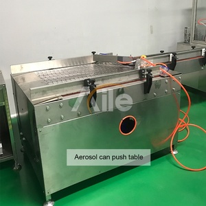 Aile đầy đủ tự động dầu ô liu phun bọt cạo râu lon Aerosol điền máy dây chuyền sản xuất - Product Image 2