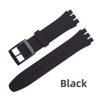 Remplacement pour bracelet de montre en silicone avec boucle ardillon, accessoires pour bracelet de montre 12mm, 16mm, 17mm, 19mm, 20mm, 7.5cm, 11.5cm, multicolore