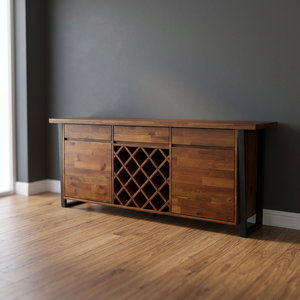 Armoire de BUFFET en bois d'acacia massif, Design moderne, haute dureté, provenant de la malaisie, livraison gratuite - Product Image 2