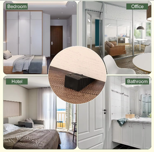 Butoir de porte en silicone antidérapant, protecteur mural pour la maison, le bureau et l'hôtel - Product Image 2