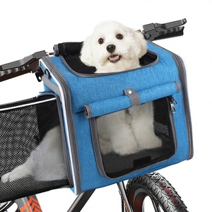 Sac à dos et porte-vélo pour chat, extensible, portable, sac de voyage pour animaux de compagnie pour petits animaux, charge maximale de 7 kg - Product Image 1
