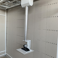 Équipement de présentation de bureau, projecteur électrique motorisé à montage caché au plafond, système d'arrêt