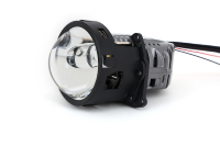 Phare de projecteur bi-LED LANSEKO 90W super lumineux, double faisceau direct, projecteur de 3 pouces avec tubes en cuivre