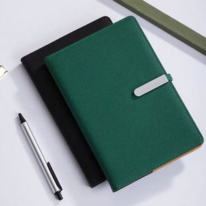 สมุดบันทึกปกแข็งหนัง PU A5 ปรับแต่งได้ จำนวนมาก 100 แผ่น เย็บเข้าเล่ม กระดาษมีเส้นบรรทัด คุณภาพพรีเมียม สำหรับสำนักงาน การประชุม นักเรียน นักศึกษา ไดอารี่ - Product Image 1