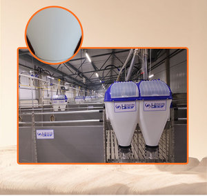 Comedero Automático para Cerdos Hengyin, Equipo de Granja Nuevo, Comedero Húmedo y Seco, Plástico+Acero, Blanco, 50 kg, 1 Año de Garantía - Product Image 1