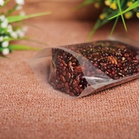 Sacs refermables transparents pour aliments, emballage personnalisé, sacs refermables en plastique transparent avec fermeture éclair pour l'emballage alimentaire