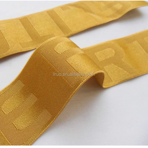 Tùy chỉnh Vàng Jacquard ban nhạc đàn hồi sáng bóng - Product Image 4