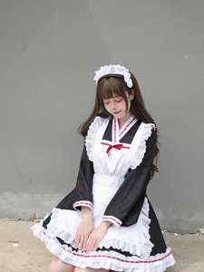 ชุดเซเลอร์แขนยาวสไตล์น่ารักหวานๆชุดเครื่องแบบ JK คอสเพลย์ชุดเดรสแขนยาว - Product Image 5