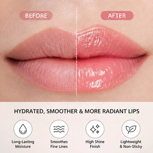 Custom Logo Hydrating Mirror Glossy <b>Lip</b> Oil Plant Extract Nourishing Improve Dull <b>Lip</b> Color Enhance Glossy <b>Lip</b> Oil - Product Image 2
