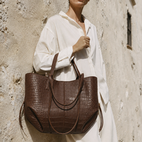 usine personnalisé en gros nouvelle dame sacs à main mode Style en cuir véritable dames épaule fourre-tout sac à main femmes