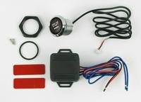 Kit de démarrage de moteur de voiture 12V avec bouton poussoir d'allumage et LED bleue pour voiture