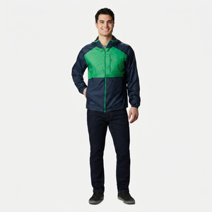 2026 <b>Men's</b> Fashionable Waterproof Zipper Windbreaker <b>Jacket</b> Comfortable Hooded with <b>Long</b> Coated Thin Thickness for Winter - Product Image 1