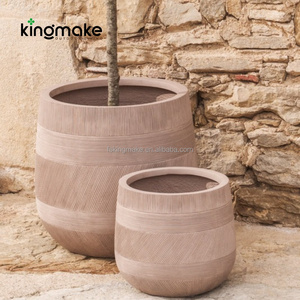 Maceta Decorativa de Cemento para Jardín, de Gran Diámetro, para Plantas Artificiales, Venta al Por Mayor de Fábrica - Product Image 2
