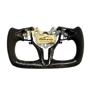 Volante de Cuero y Fibra de Carbono Personalizado GM.Modi-Hub de Lujo para Automóvil, Diámetro de 35-40 cm, 1 Año de Garantía, <span class=keywords><strong>2019</strong></span>+ Elantra <span class=keywords><strong>N</strong></span>/I30 - Product Image 1