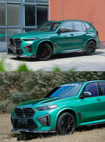 Kit de carrosserie SQ en Fiber de carbone sec de haute qualité pour BMW X5M F95 jupe de lèvre avant aileron de diffuseur arrière