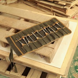 Échantillon gratuit Organisateur multifonctionnel de sièges de voiture Sac à outils enroulable pliable et résistant Pochettes de quincaillerie pour le stockage de la voiture et de la maison - Product Image 1