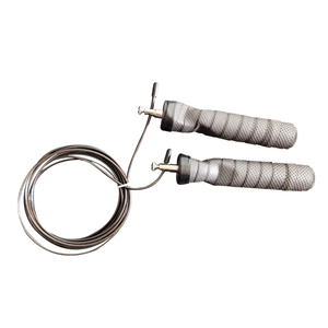 Venta al por mayor de <span class=keywords><strong>cuerda</strong></span> de <span class=keywords><strong>saltar</strong></span> de peso pesado de velocidad de mango profesional con logotipo personalizado de fitness de Venta caliente - Product Image 1
