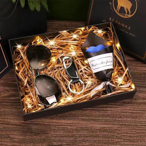 Ensemble de luxe en vente chaude, cadeau de la Saint-Valentin pour <span class=keywords><strong>homme</strong></span>, thermos avec affichage de la température + <span class=keywords><strong>parfum</strong></span> + rasoir + portefeuille + ceinture + rose/ - Product Image 5