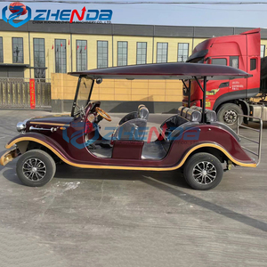 Carrito de Golf Eléctrico de 8 Plazas Marca Zhenda a Precio Económico, Carro de Golf Clásico Vintage, Buggy Retro de Henan - Product Image 3