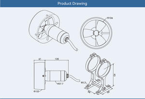 <span class=keywords><strong>Motor</strong></span> Subacuático Cubemars DW25 para Equipos de Investigación Oceánica, <span class=keywords><strong>Motor</strong></span> Submarino Resistente a la Corrosión - Product Image 4